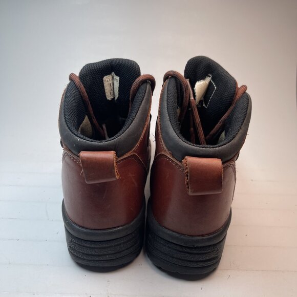 VINTAGE HAWKINS Gore-Tex Leather Walking Boots UK 4 Brown Leather boots Hiking - Picture 6 of 16